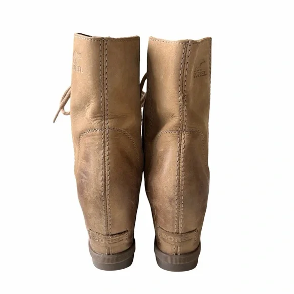 Sorel Joan Of Arctic Wedge II Boots, Ash Brown - Picture 4 of 15